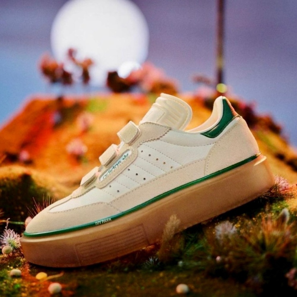 Adidas x Ivy Park Super Sleek Velcro samba sneakers